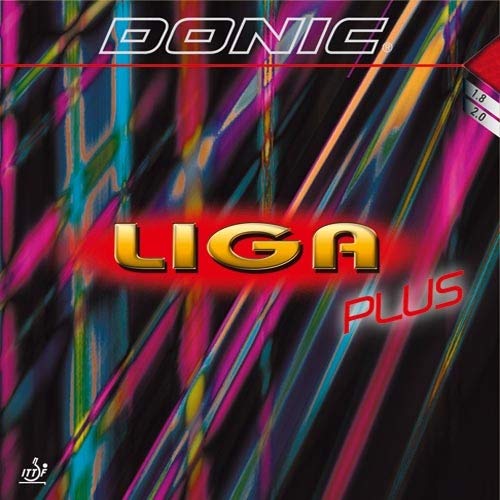 DONIC Belag Liga Plus Farbe 2,0 mm, schwarz, Größe 2,0 mm, schwarz