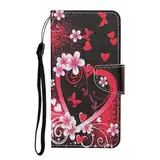 Rnrieyta Miagon Hülle für iPhone 15,Handyhülle PU Leder Brieftasche Schutz Flip Case Wallet Cover Klapphüllen Tasche Etui mit Kartenfächern Stand