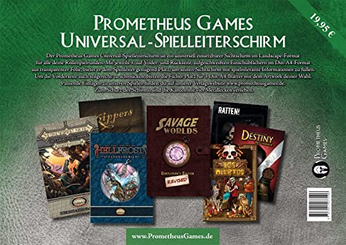 Generisch Universal Spielleiterschirm Rollenspiel, 96+ Jahre, Rollenspiel-Sichtschirm