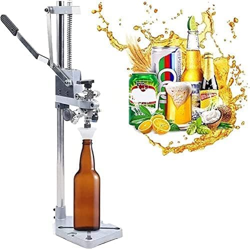 Gegendruck-Flaschenfüllmaschine, Edelstahl, manueller Flüssigkeitsfüller für Bier, Wein und Getränke in Glas- oder Plastikflaschen