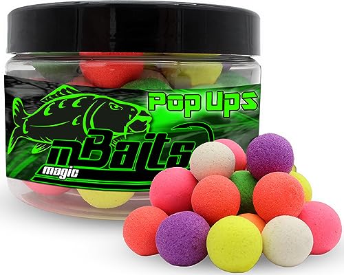 Magic Baits Fluo Pop Ups Color Mix Boilies Carp Bait Karpfen Angeln Pop Up (12mm)