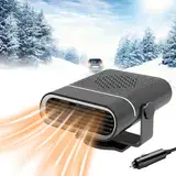 NHYDZSZ Auto Heizung, 150 W, 12v Tragbare Autoheizung, 2-in-1-Multifunktionauto Heizung, Standheizung Auto für Alle Autos, 360° Drehbar Autoheizung, Auftauen und Entnebeln