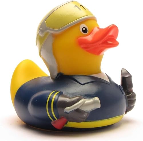 Duckshop I Feuerwehr Badeente I Quietscheentchen I Quietscheente I Geschenk für Feuerwehrmänner