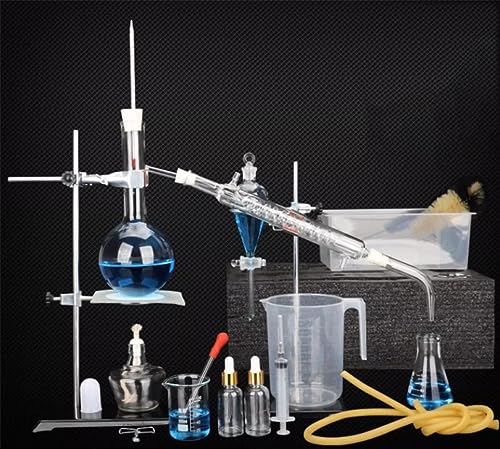 Lab Glaswaren Scientific, Labor DIY Distiller Ätherische Öle Destillationsgerät Labor Glassware Kit Chemie Lehrmittel