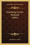 Einleitung In Den Thalmud (1894)
