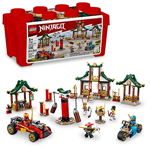 LEGO NINJAGO Creative Ninja Brick Box 71787 Bauspielzeug-Set für Kinder, Jungen und Mädchen ab 5 Jahren (530 Teile)
