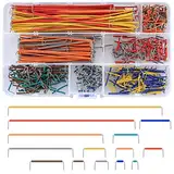 560 Stk Breadboard Jumper Kabel Kit, Steckbrett Steckbrücken Drahtbrücken Jumper Wires Sortiment Set für Breadboard Elektronik, 14 Verschiedene Längen.