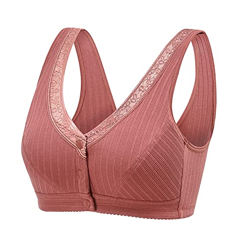 Damen-BHS, Sport BH Damen Soft Bequem Bras Atmungsaktive Leichte Unterwäsche Ohne Bügel BH Passform Stretch Bügelloser Haut Freundlich Bralette Rückenfreier Elegant Bustier