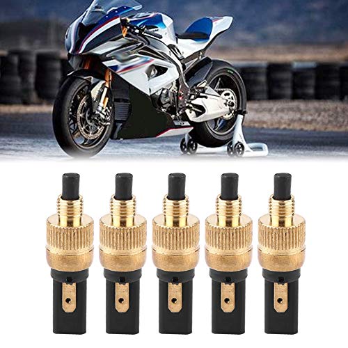 TKSE Bremslichtschalter, 5 Stück Motorrad Vorne Rücklicht Hinterradbremse Kupplungspedalschalter Für Motorrad, ATV, Sport, Dirt Pit, Elektrofahrrad