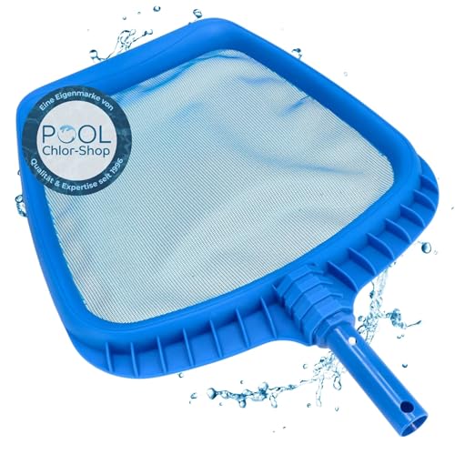 Duraol Laubkescher mit verstärkter Aufnahme I Oberflächenkescher für Teleskopstange I Kescher für Pool/Planschbecken & Whirlpool I Poolkescher feinmaschig & stabil I Schwimmbad Zubehör
