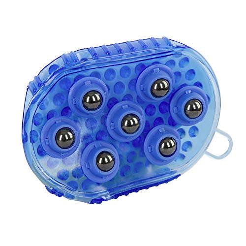 Kerbl Magnet-Massage-Striegel royalblau