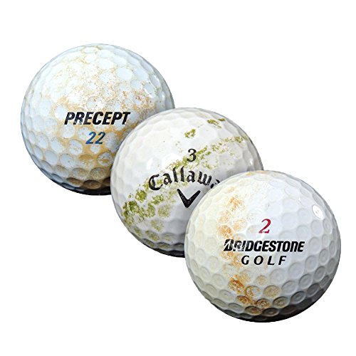 Marken Mix Crossgolfbälle - X - Out zum Verschlagen - gebrauchte Golfbälle - 100 Lakeballs