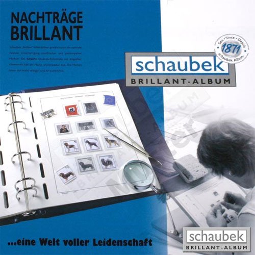 Schaubek Nachtrag Thüringer Postservice Erfurt (THPS) Heftchen-Blätter Brillant für Ausgaben 101x143 mm