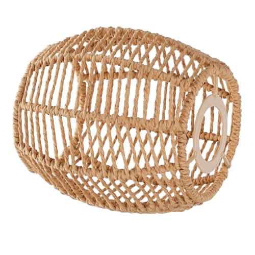 DIKACA Woven Lampenschirm Papierseil und Dekorative Pendelleuchte für Wohnzimmer Hotpot und Grillrestaurants Stilvolle Beleuchtung