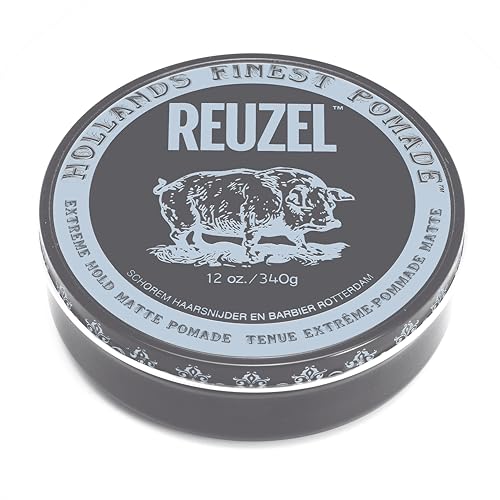 Reuzel Provides our strongest hold and a matte finish. This water-based formula washes out easily and won't leave product build up behind. It’s better than 10, it’s an 11!