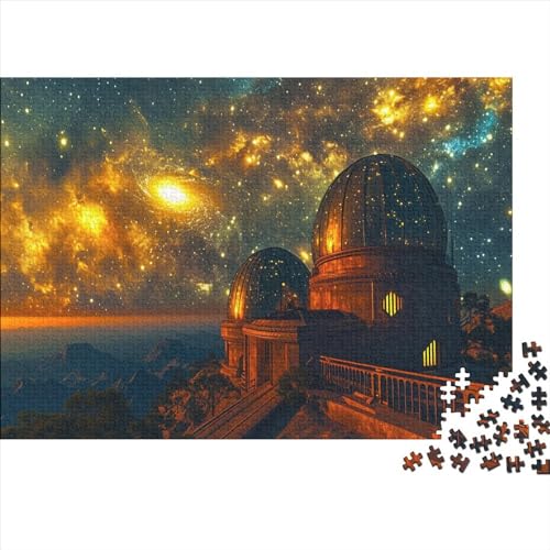 lihuogongsio Beobachtungsstelle Puzzle 1000 Teile Kosmische Beobachtung Puzz Erwachsene Spielepuzzles HochwerTiger Geschicklichkeitsspiel Lernspiel Spielzeug Geschenk Schöne 1000pcs (75x50cm)