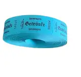 TAMLED Bonrolle GETRÄNKE blau dreisprachig 1 Rolle mit 1000 perforierten Abrissen fortlaufend nummeriert Gastro Festival Getränke Verpflegung Events Firmenveranstaltung Volksfest Verein Wertmarke