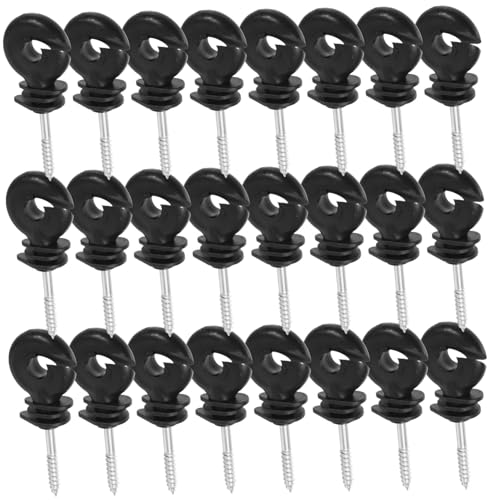 Alipis 100 Stück Elektrischer Zaunisolator Selbstbohrende T Post Clips Werkzeug Zubehör für Hochspannungszaunsysteme Einfache Installation Zuverlässiger Schutz für Weideflächen
