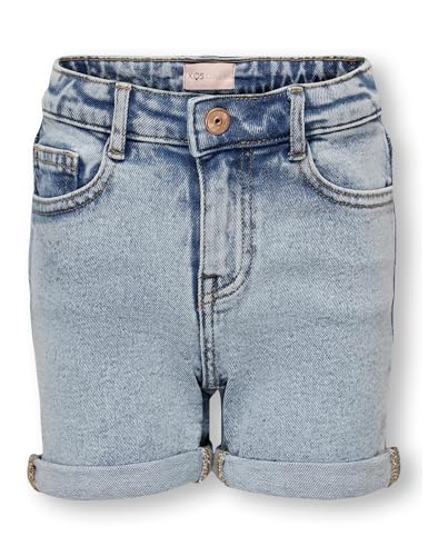 ONLY Mädchen Kogphine Dnm Azg668 Noos Shorts, Light Blue Denim, 158 EU