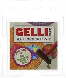 Gelli Arts 10,2 cm runder Teller, Acryl, durchsichtig, 4-inch