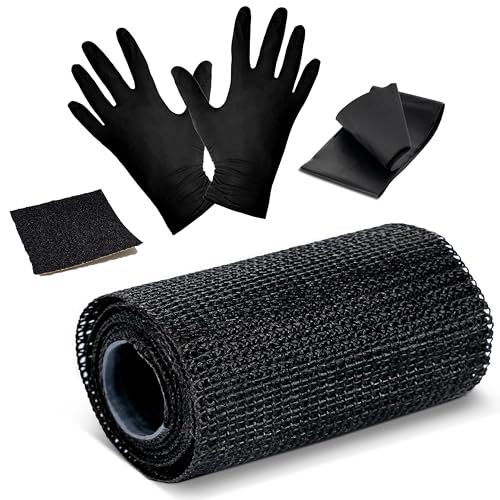 POPPSTAR Reparaturband 1,5m x 10cm, Glasfaserband mit Polyurethanschicht- stärker als Klebeband, 1 Rolle