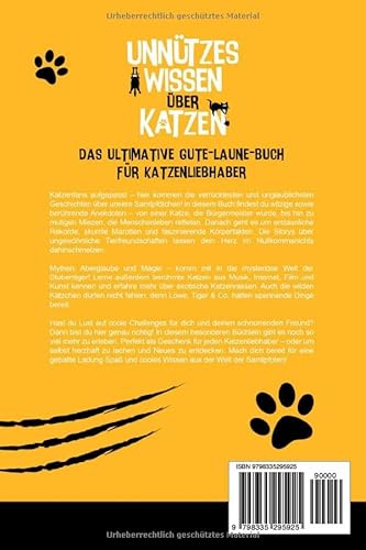 Unnützes Wissen über Katzen | Lustige Fakten & spannende Geschichten aus der Welt der Samtpfoten | Das ultimative Gute-Laune-Buch für Katzenliebhaber