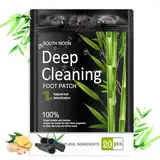 20 Stück Entgiftungspflaster Füße, Detox Fußpflaster Entgiftung, Detox Bambus Pflaster Füsse, 100% Natürliche Fußpads Deep Cleansing Foot Pads, Entgiftungspflaster für Tiefschlaf und Stressabbau