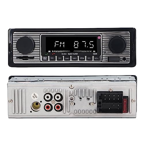 Autoradio, 4-Kanal-Bluetooth-Autoradio MP3-Player Fahrzeug-Stereo-Audio, Unterstützung FM USB AUX, mit Fernbedienung, Zum Fahren Im Fahrzeug (5513)