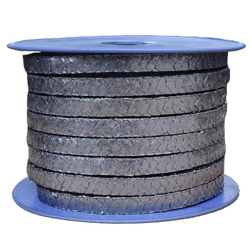 Flexible Graphit-Dichtung 3-30mm x 1000mm, Geflochten für Pumpen/Ventile/Mechanische Dichtungen(6 * 6 * 1000mm)