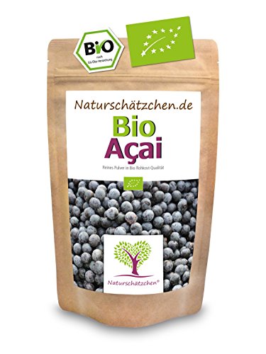 Bio Acai Pulver (Acaipulver) in geprüfter Bio-Qualität (DE-ÖKO-022) - Bio Superfood (1x 100g)