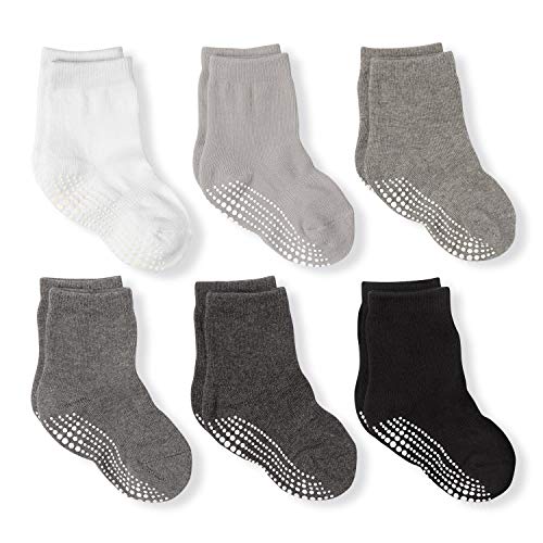 LA Active Kind & Baby Socken - Anti-Rutsch-Socken mit Noppen - Warm und kuschelig - Krabbelsocken für Babys, ABS-Stoppersocken für Jungen & Mädchen