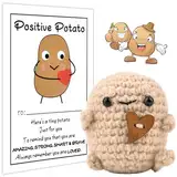 Positive Potato Pocket Hug Geschenk | Lustige Positive Kartoffel Puppes, Emotionales Unterstützungs Geschenk Aus Eingelegter Gurke, Positive Tomaten | Best Gift for Family, Boyfriend