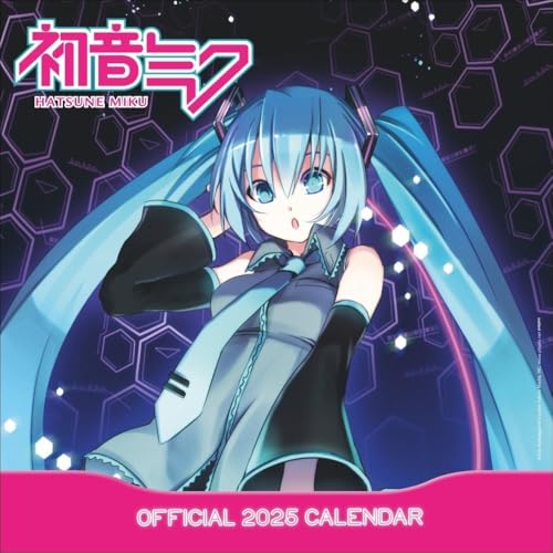 Hatsune Miku Broschurkalender 2025: Die japanische virtuelle Sängerin in einem Bildkalender 2025. Toller Kalender für Anime-Fans! Kalender mit Monatskalendarium.