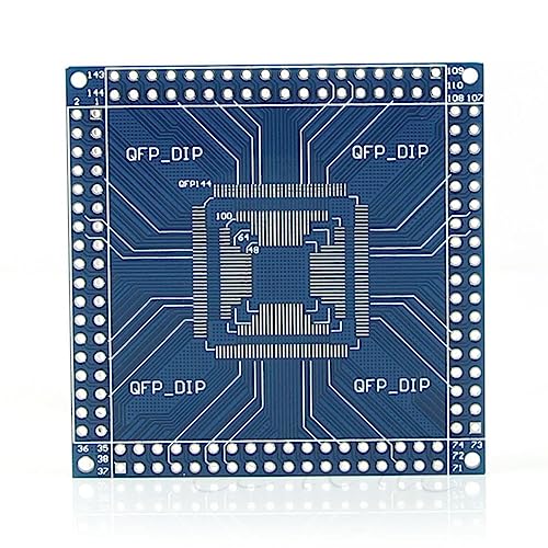 QFP/TQFP/LQFP 32/44/48/64/100/144 Pin Board Adapter Leiterplatte Elektronische Chip Batterie