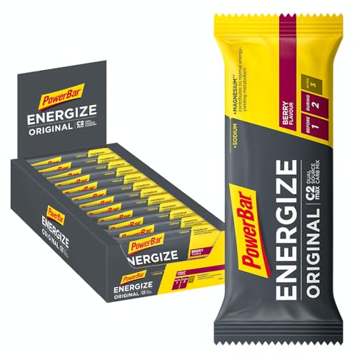 Powerbar - Energize Original - Berry - 15x55g - High Carb Energieriegel - Magnesium&Natrium