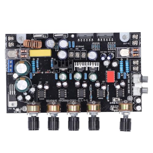 LM3886 Super Bass 50WX2 -Verstärker -Boardmodul, das mit 5pcs Potentiometer, Digitaler Stromverstärker für Mikrofonlautsprecher, LM3886 -Produktmodell Ausgestattet Ist