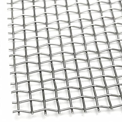 JWOO 30 x 30 cm Siebplatte, Filterdrahtgeflecht aus Edelstahl, gewebtes Metalldrahtgeflecht, Maschenweite 4-400, zur Reparatur und Befestigung des Metallvorderteils(8)