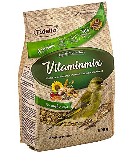 Fidelio Wildvogelfutter, Vitaminmix, schalenfrei 900 g
