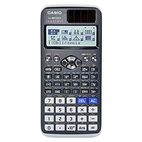 Casio SCIENTIFIC CALCULATOR FX 991CEX CLASSWIZ BLACK 12-DIGIT DISPLAY