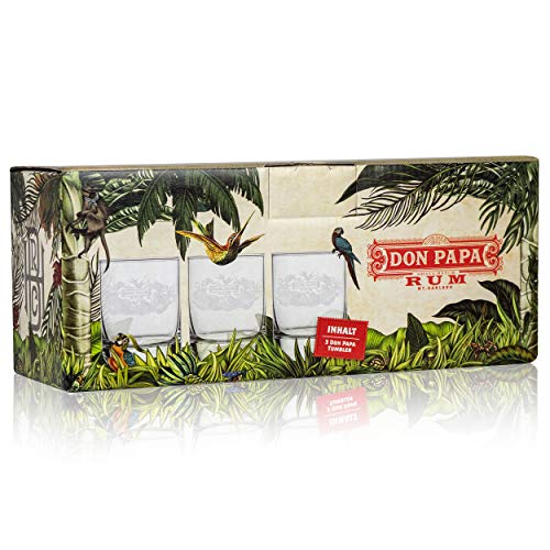 Don Papa Glas Set, 3 Stück (1er Pack)