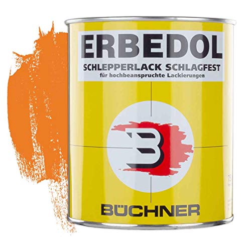Schlepperlack | TIEFORANGE | RAL 2011 | 0,75 l | restaurieren | Traktor | lackieren | Farbe | Trecker | Frontlader | Lack | Lackierung | Farbton | schnelltrocknend | deckend