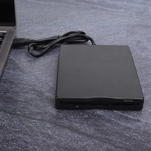 Tragbares Diskettenlaufwerk, 3,5 Zoll USB Diskette Ultradünner Kartenleser Computerzubehör Extern extern Abnehmbar für Desktop und Laptop Computer 250 Kbit (720 KB)