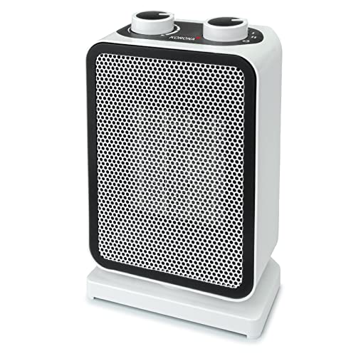 Korona 60001 Elektrischer Mini-Heizlüfter | 4 Stufen | 1.500 Watt | Keramik-Heiztechnologie | Oszillation | Ideal zum schnellen Aufheizen kleiner Räume