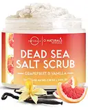 O Naturals Ultra-Reinigendes Körperpeeling Damen Grapefruit Und Vanille - Feuchtigkeitsspendend Body Scrub - Totes Meer Peeling Für Körper Und Gesicht - Gegen Akne & Tote Haut