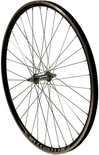 Redondo 26 Zoll Vorderrad Laufrad Fahrrad V-Profil Hohlkammer 26" Felge Schwarz