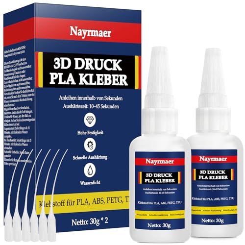 60g 3D Drucker Kleber, PLA Kleber, ABS Kleber, Kleber für ABS Kunststoff, PLA, PETG und TPU