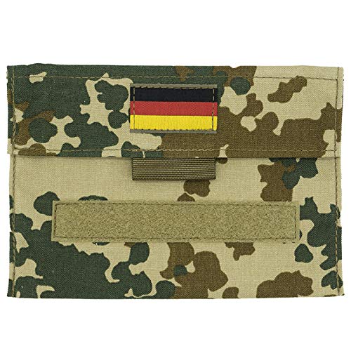 Café Viereck Bundeswehr/Military Bag, Taktisches Pouch, Utility Pouch für Outdoor/Camping/Jagd, Militär Tasche/Zubehör (TactiBag wüstentarn Sand 20 x 14 cm)