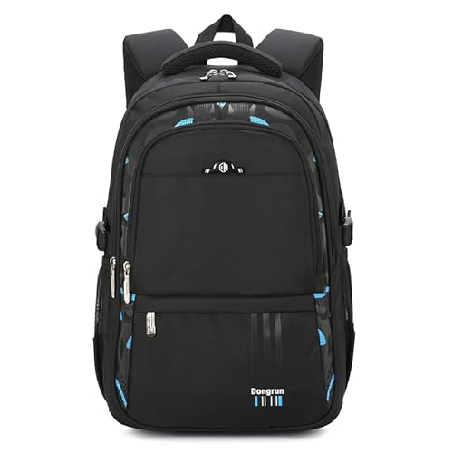 OISENSE Kinder Schulrucksack Junge Mädchen Rucksack Schule Große Schulranzen Wasserdicht Schultasche Tagesrucksack für Schule Blau