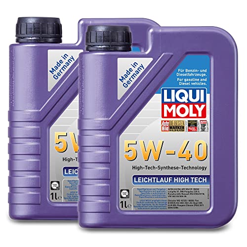 2x LIQUI MOLY 3863 Leichtlauf High Tech 5W-40