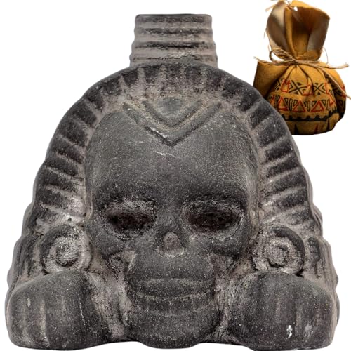 ITZCOEHUA Real Screaming Aztec Death Whistle (Obsidian Black) - lauteste authentische menschliche Klangschreie über 125 Dezibel